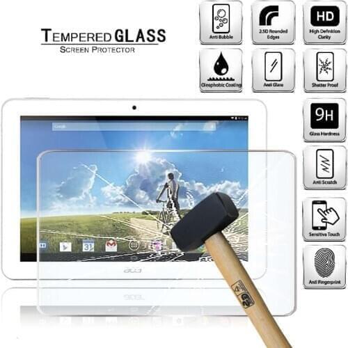 Tablet Tempered Glass Screen Protector Cover for Acer Iconia Tab 10 A3-A20 10.1 Incn Anti-Screen Breakage HD Tempered Film