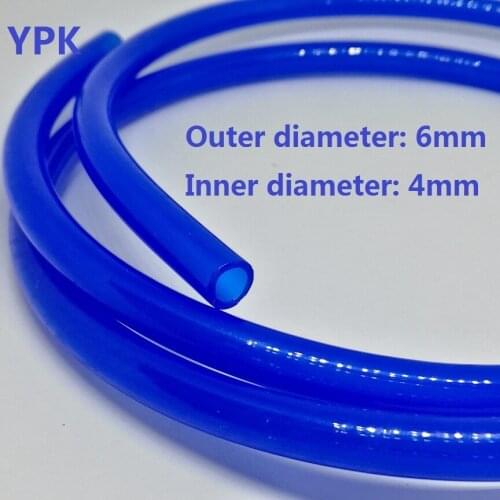 1 Meter Blue PU 6mm x 4mm Polyurethane Air Compressor Hose Tube Flexible Air Tool 6*4 mm