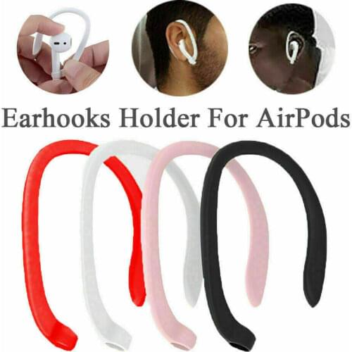 1 Pair Fashion Earphones Holder For Apple Airpods Headphone Earphone Anti Lost Ear Hook Strap for Air Pods Silicone Ear Hook
