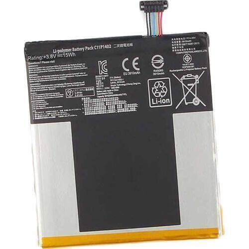 2pcs/lot C11P1402 Battery For ASUS Fone Pad 7 ME375C FE375 FE375CXG K019 3910mAh high quality battery