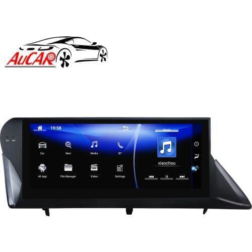 AuCAR Android 10.25 Car Radio for Lexus RX 270 350 450 2009 - 2015 GPS DVD Player Touch Screen Multimedia Stereo Audio IPS BT