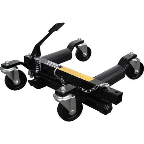 Car mobile manual hydraulic trailer car moving device obstacle removal artifact