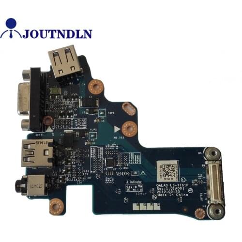 JOUTNDLN FOR Dell OEM Latitude E6530 VGA / USB / Audio Port IO Circuit Board 7TRKR QALA0 LS-7761P