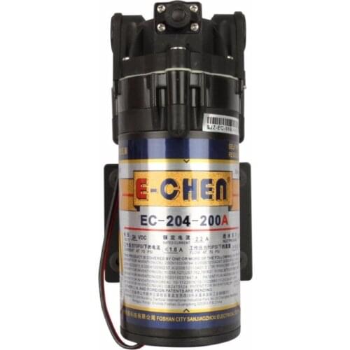 200GPD self priming pump DC 24V Regulator pump water pump RO membrane diaphragm booster pump high pressure long lifetime