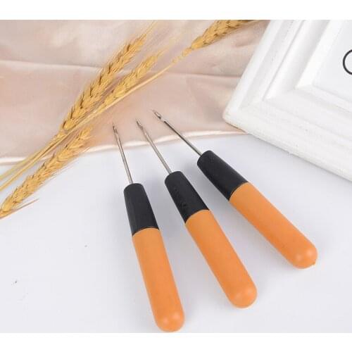 DIY Sewing Awl Wooden Handle Carft Stitch Needle Cone Die Stencils Canvas Shoes Repair Punch Awl Leather Craft Awl Tool