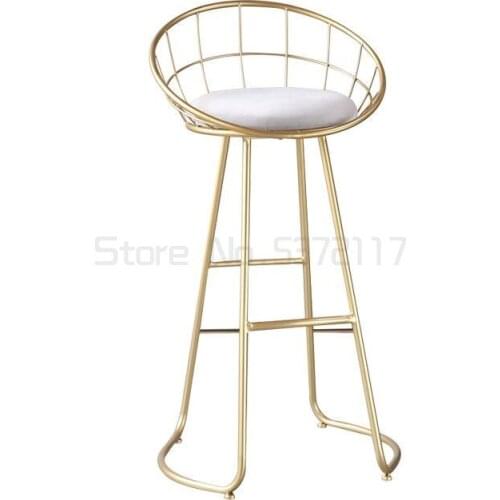 Chair photography clothing store high stool simple modern creative Nordic milk tea bar stool