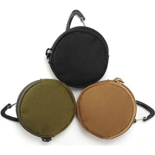 Ultralight Outdoor Bag Tactical Mini Purse Mens Coin Purse Zipper Coin Wallet Key Holder Small Money Bag Military Bag Wallet