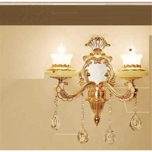 Sconce Indoor Lighting Candeeiro Parede Lampara De Interior Aplique Luz Pared For Home Crystal Luminaire Wall Bedroom Light
