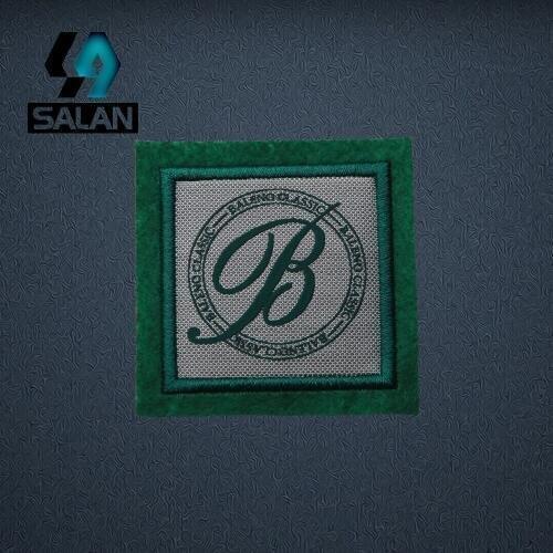 Stock cartoon woven badge or custom beatiful woven patches/badge iron on school custom woven patch SPJ014