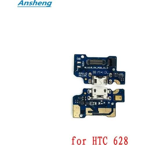 Ansheng USB Charger Charging Dock port Connector Board Flex Cable For HTC Desire 628 728 828 Cell Phone