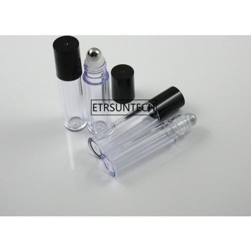 100pcs Lip Gloss Bottle With Roll On Ball For Essential Oils Lip Gloss Perfume Empty Refillable Makeup Container Tube Vial F3964