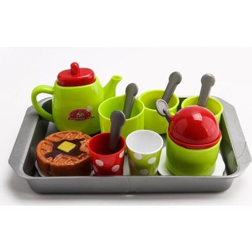 18Pcs Tea Set Toy Pretend Play Role Game Kids Early Developmental Toy Gift
