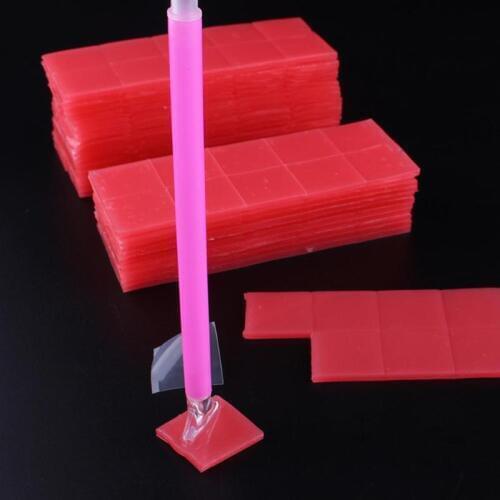 20/40pcs Diamond Embroidery Paste Sticker Dotting Rhinestone Point Pen Drilling Mud DIY Diamond Painting Tools Accessory Supply