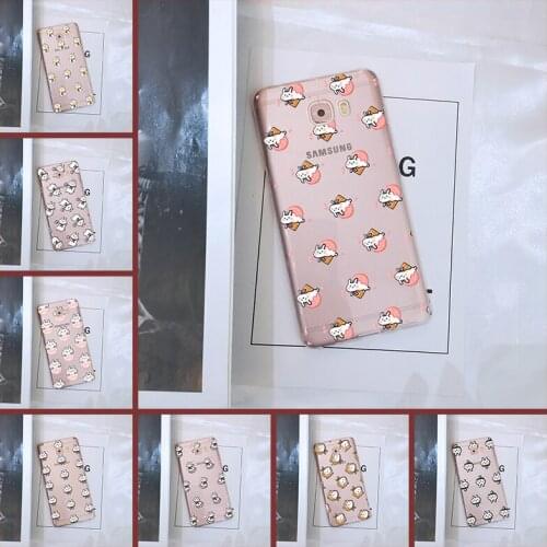 Case For Samsung Galaxy C5 C7 C9 Pro Kawaii Rabbit Cute Animal Cartoon Heart Cover Case For Samsung Galaxy C5 C7 C8 Case TPU
