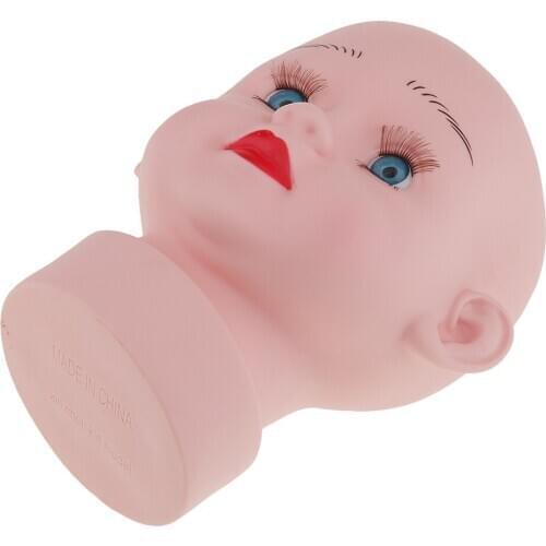 Child Manikin Head Children Mannequin Hair Wig Cap Hat Stand Display Model