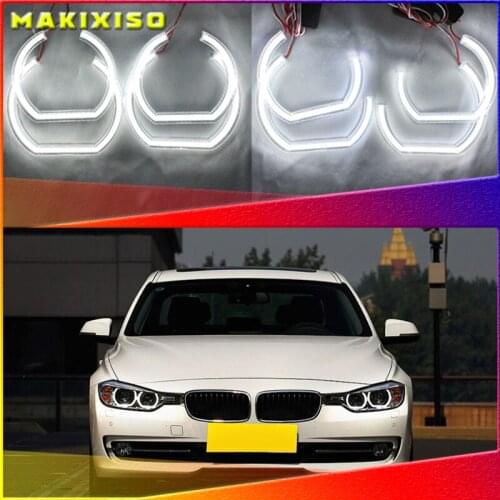 For BMW 3 Series E90 E92 E93 M3 Coupe and cabriolet 2007-2013 Car styling High Quality DTM Style White Crystal LED angel eyes