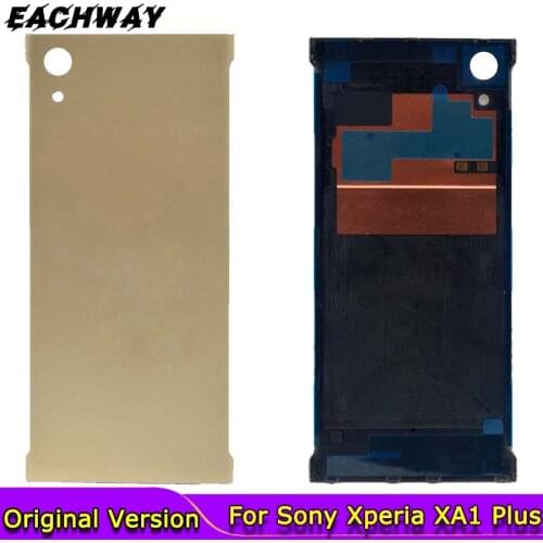 For Sony Xperia XA1 Plus Battery Cover G3412 Rear Door Housing Back Case Phone G3412 G3416 G3426 For SONY XA1 Plus Battery Cover