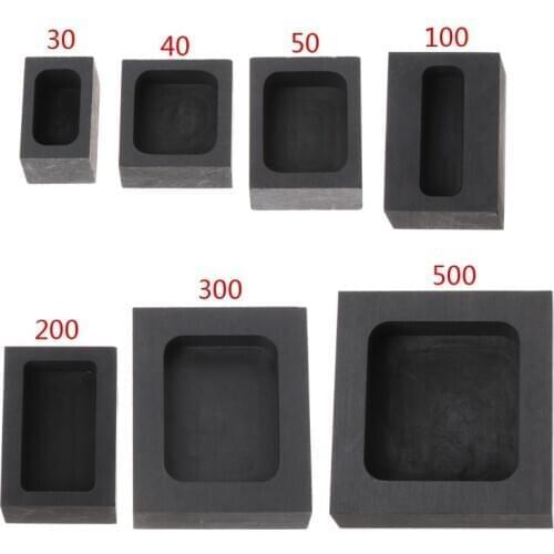 Graphite Ingot Bar Mold Mould Crucible for Melting Gold Silver Casting Refining
