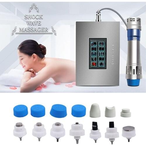 Shockwave Physiotherapy Instrument ED Electromagnetic Extracorporeal Shock Wave Therapy Machine Pain Relief Body Relax Massager