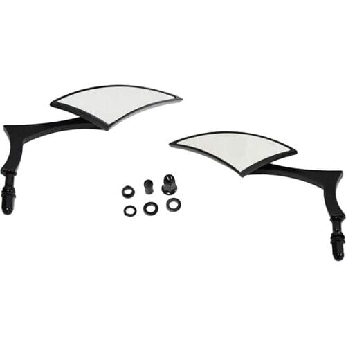 M8 M10 Universal Motorcycle Rearview Side Mirrors for Sports Bike, Choppers, Cruiser