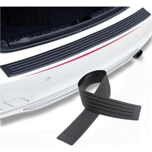 90CM Car Trunk Door Sill Protector Rubber Anti-Scratch Strip Pad Sticker for Peugeot 206 207 208 301 307 308 407 2008 3008 4008