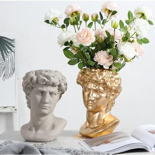 OUTDOOR CEMENT DAVID STATUE FIGURINES CRAFTS HOME LIVINGROOM FLOWER ARRANGEMENTS FLOWERPOT ORNAMENTS OFFICE FURNISHING DECOR ART