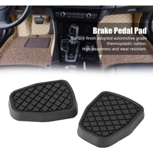 One Pair Brake Clutch Pedal Rubber Pad for Subaru Forester IMPREZA Legacy Outback WRX Motor Accessorie Brake Clutch Pedal Covers