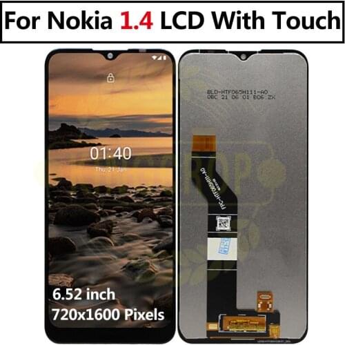 Original For Nokia 1.4 LCD Display Touch Screen Digitizer Assembly For Nokia 1.4 touch panel glass For Nokia 1.4 display