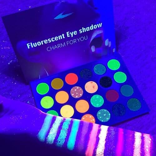 24 Colors Matte Sequins Fluorescent Eye Shadow Palette Makeup Cosmetics Supplies