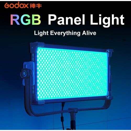 Godox RGB Panel Light LD75R LED News Live Video Light APP and DMX Control