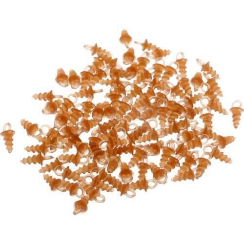 Plastic Bait Screws Carp Fishing Tackle 100pcs Per Pack Fishing Bait Screws Fishing Replacement Tackles
