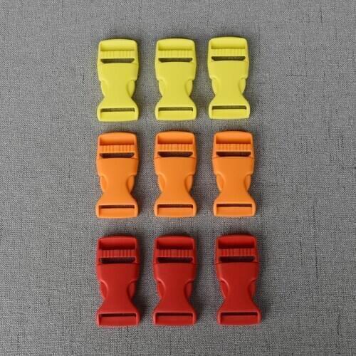 20 Pcs/Lot 20mm 25mm Plastic Release Buckle Strap For Bag Dog Collar Necklace Bracelet Paracord Sewing Accessory