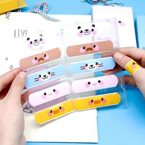 Cartoon Animals Adhesive Bandages Waterproof Breathable First Aid Emergency Kit for Kids Children