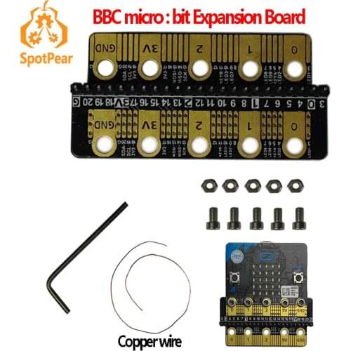 BBC micro:bit GPIO Expansion board (A) with Screws and Tool you can start your micro:bit easy