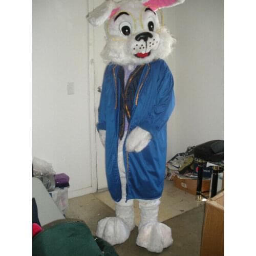 Plush Rabbit Mascot Costume Suits Cosplay Party Game Dress Outfits Clothing Ad Mascot Costume