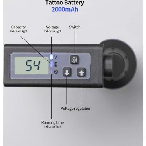 E8BB Professional Mini Wireless Tattoo Power RCA DC Connector for Rotary Pen Machine Portable Supplies