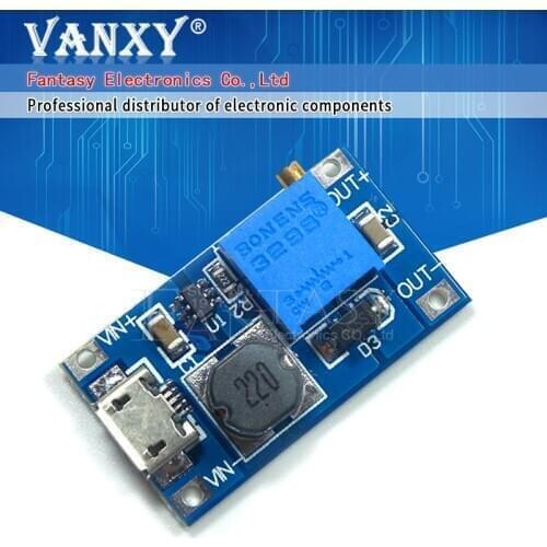 5pcs dc-dc step up buck 2A boost module LM2577 DC-DC boost module wide input voltage 2 / 24V liter 5/9/12 / 28V