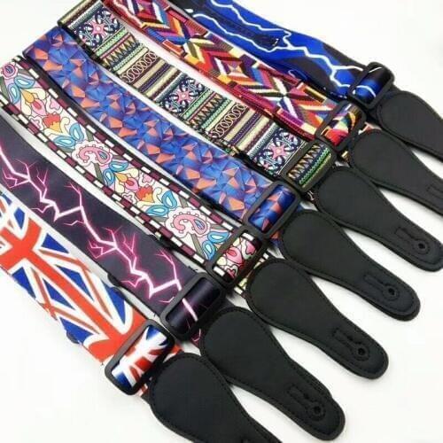 Top Quality Bass Electric Guitar Strap Belt Leather Classical Acoustic Strap Guitar Accessories Musical Instruments