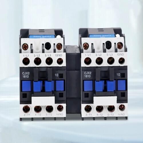 Reversing AC contactor 25a CJX2-2510N mechanical interlocking Double contactor 380V 1810n 18a магнитный контактор 220V 24 0901n