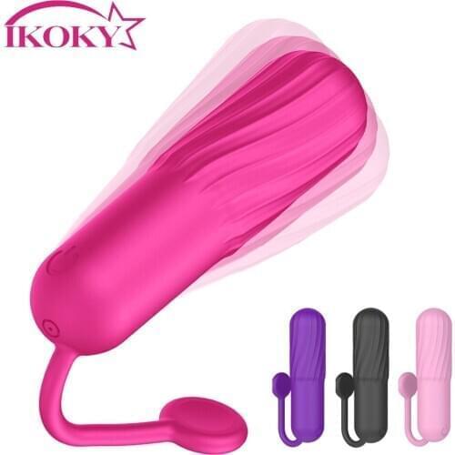 IKOKY 10 Frequency Sex Toys For Women Vibrating Egg Silicone Bullet Vibrator G spot Vibrators Clitoral Vaginal Stimulator