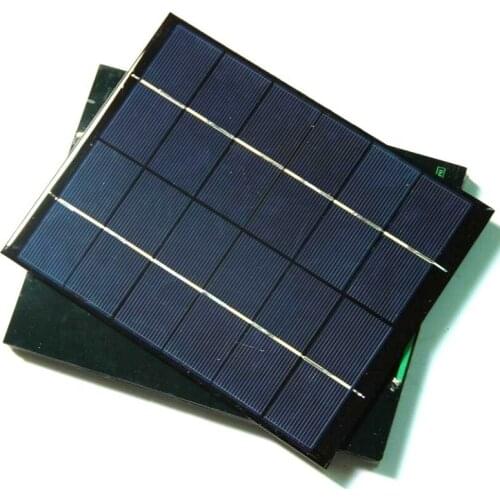 High Quality 5.2W 6V Solar Cell Solar Module Polycrystalline Solar Panel For 3.7V Battery Epoxy High Efficiency Solar Panel