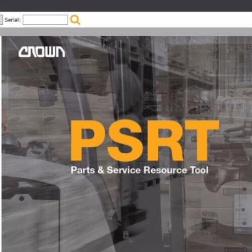 CROWN FORKLIFTS PARTS & SERVICE RESOURCE TOOL PSRT [01/2019] promotion