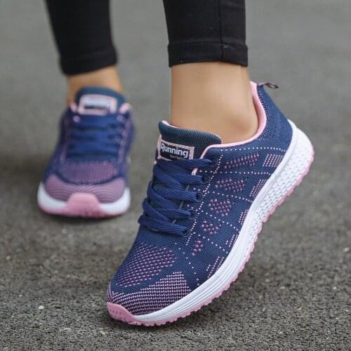 Womens Sports Shoes Flying Woven Mesh Viscose Shoes Lightweight Round Toe Couples Running Casual Shoes 2021 Spring/Summer