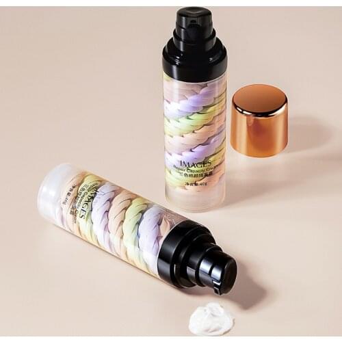 Three Colors Liquid Concealer Mixed Isolation Lotion Fill Pores Moisturizing Bright Skin Face Foundation Primer Base