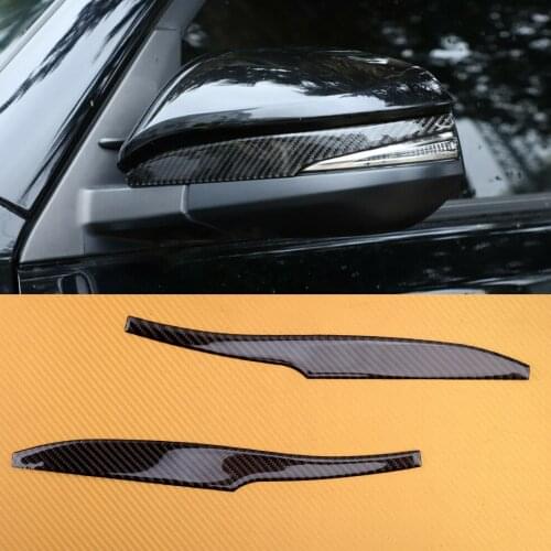 1 Pair Car Side Rearview Mirror Cover Trim Decoration Fit for Toyota 4Runner 2010 - 2012 2013 2014 2015 2016 2017 2018 2019 2020