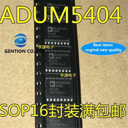 5Pcs ADUM5404 ADUM5404ARW ADUM5404ARWZ SOP16 in stock 100% new and original