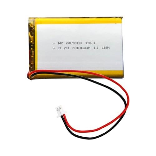 605080-3000mah electric breast pump massager medical equipment 3.7v rechargeable polymer lithium battery