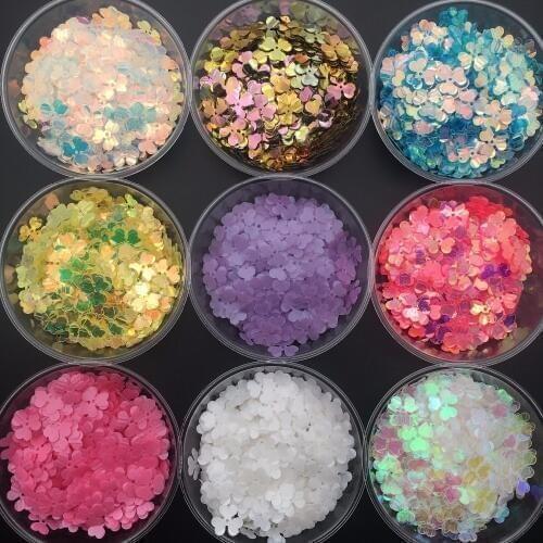 20g 700pcs 11mm Flower Loose Sequin Paillette Sewing,Wedding Craft,Women Shoes,hat Kids DIY Garment Accessories