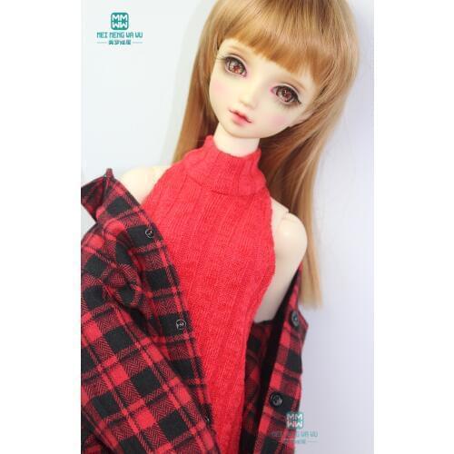 BJD accessories for 58cm-63cm 1/3 BJD doll clothes fashion halter sweater white, black, red, grey