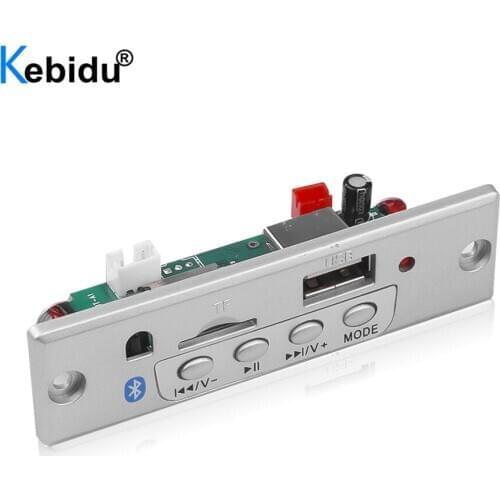 Bluetooth Car MP3 WMA Decoder Board Audio USB TF FM Radio Module Wireless Bluetooth 12V MP3 Player with Remote Control